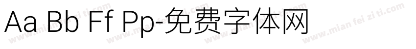 Aa Bb Ff Pp字体转换